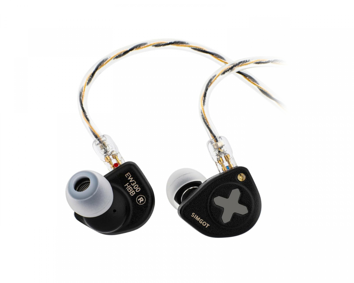 SIMGOT EW300-HBB IEM Headphones - 3.5mm - us.MaxGaming.com