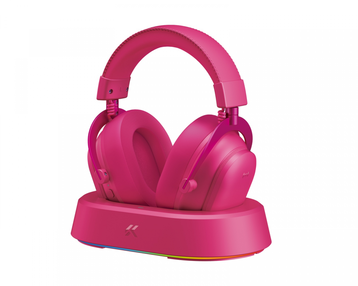 MCHOSE V9 Turbo Wireless Headset - Berry Red - us.MaxGaming.com