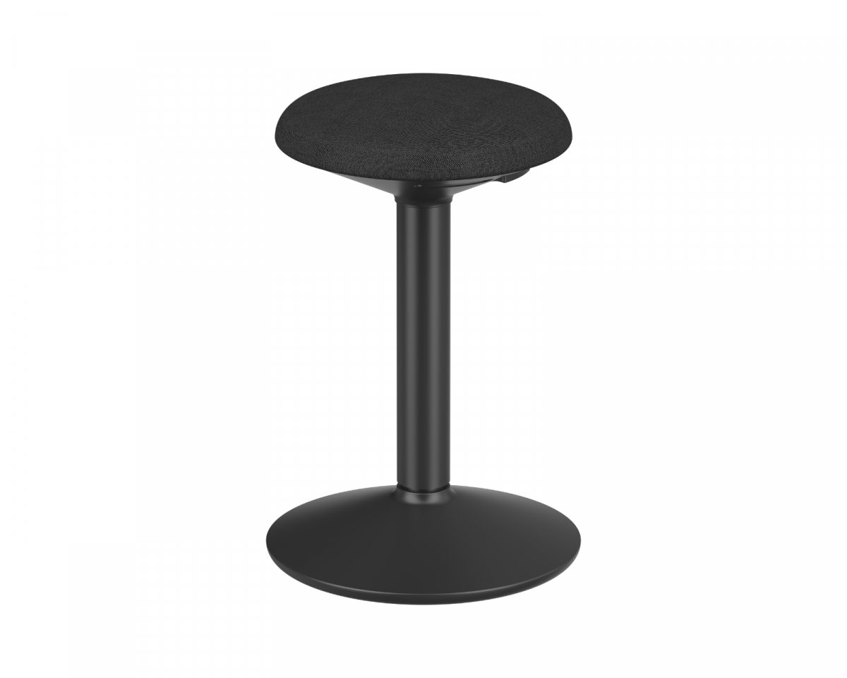 MaxMount Ergonomic Height Adjustable Wobble Stool - Black - us