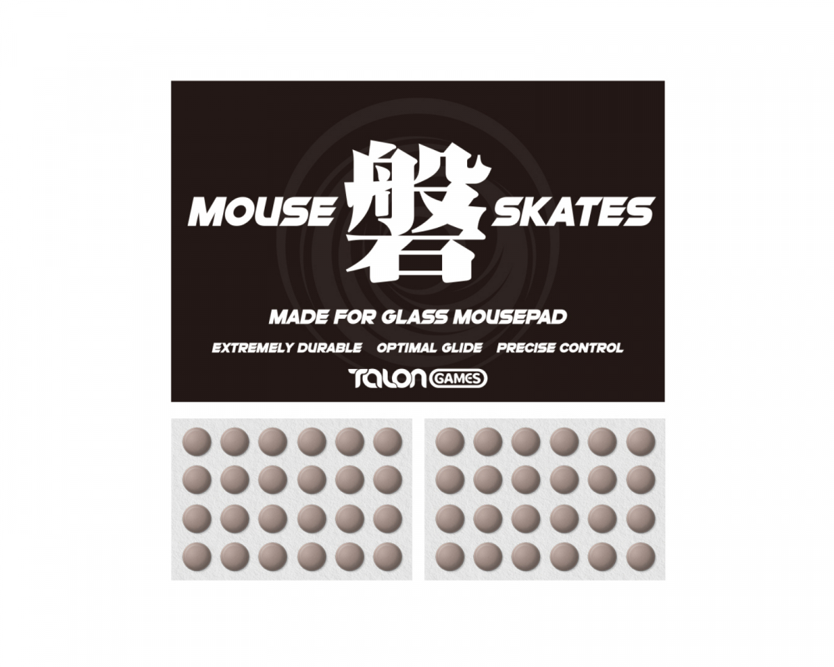 TalonGames Iwa Dot Mouse Skates for Glass Mousepad - 48 pieces