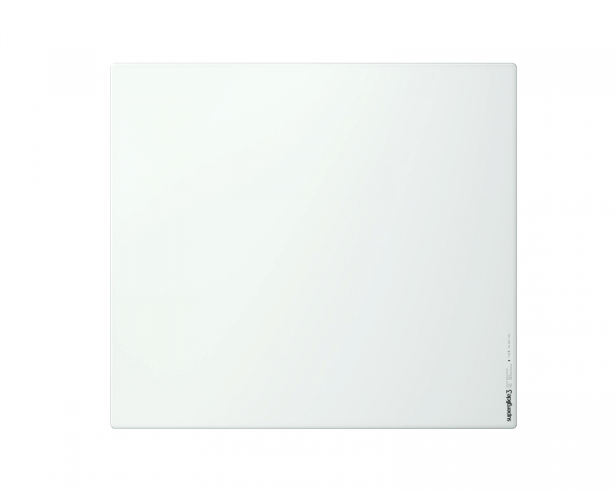 Superglide Glass Mousepad v3 XLE Type-S - White - us.MaxGaming.com
