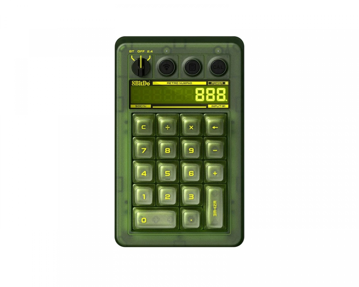 8Bitdo Retro 18 Mechanical Numpad - Wireless Numpad - Xbox Edition