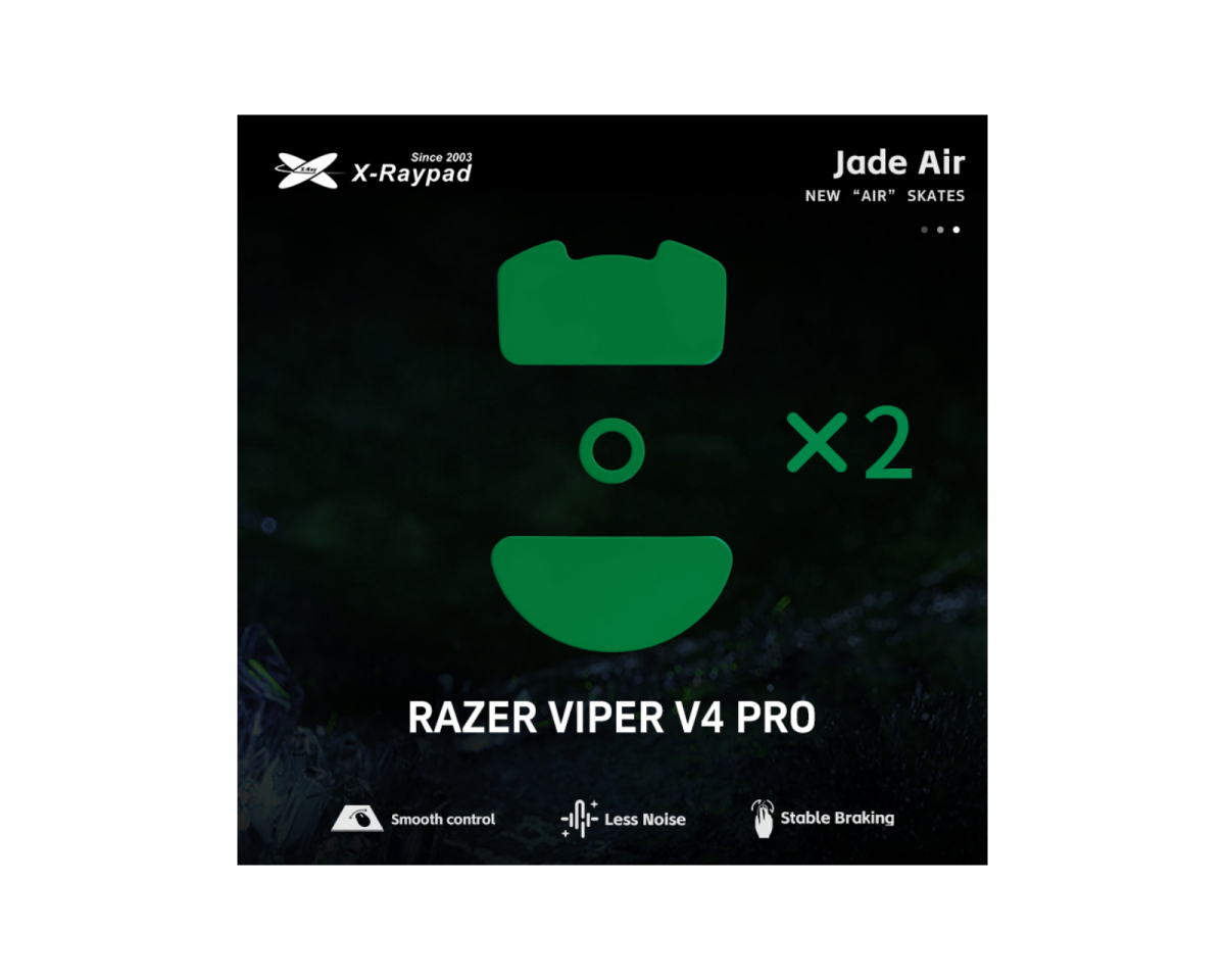 X-raypad Jade Air Mouse Skates for Razer Viper V4 Pro - us