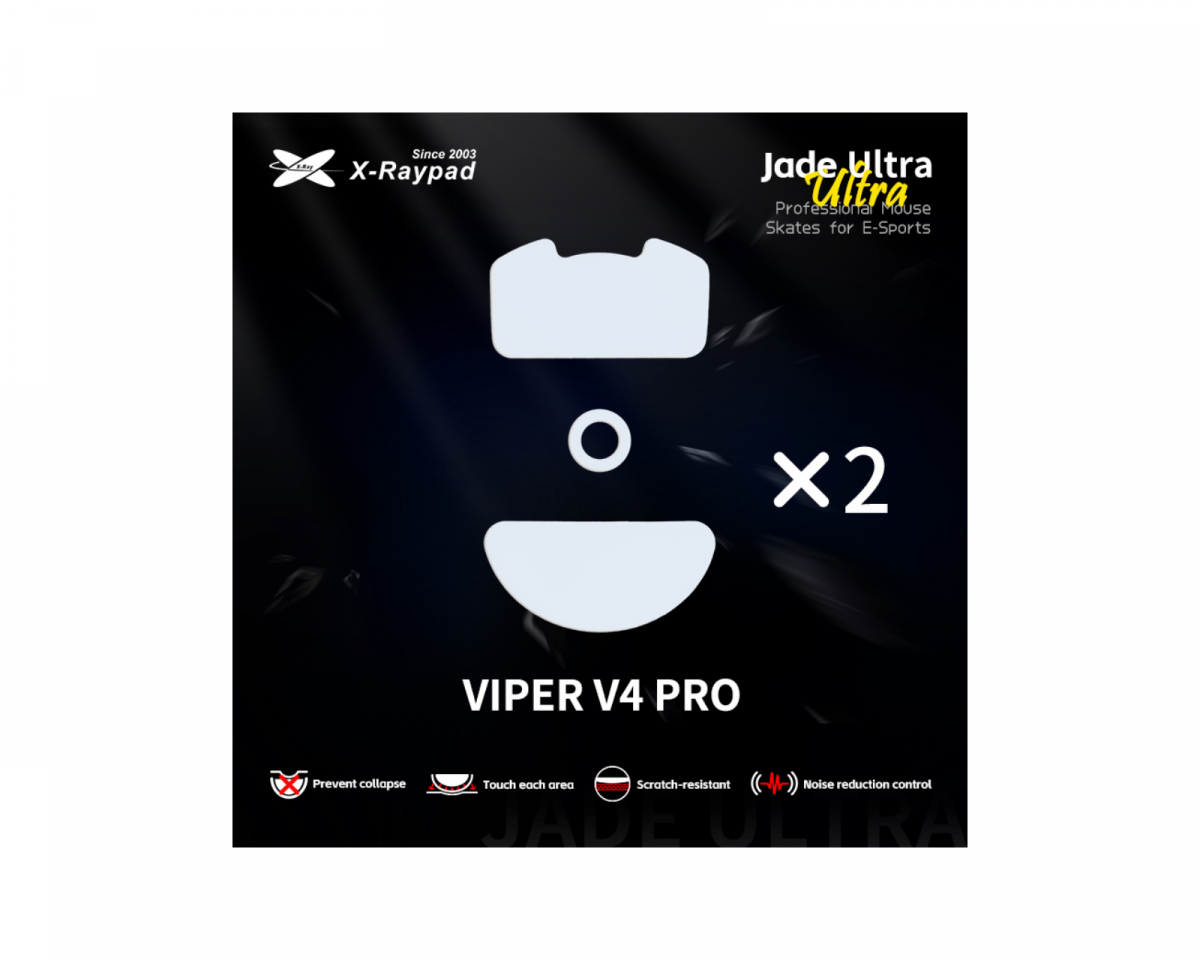 X-raypad Jade Ultra Skates for Razer Viper V4 Pro - us.MaxGaming.com