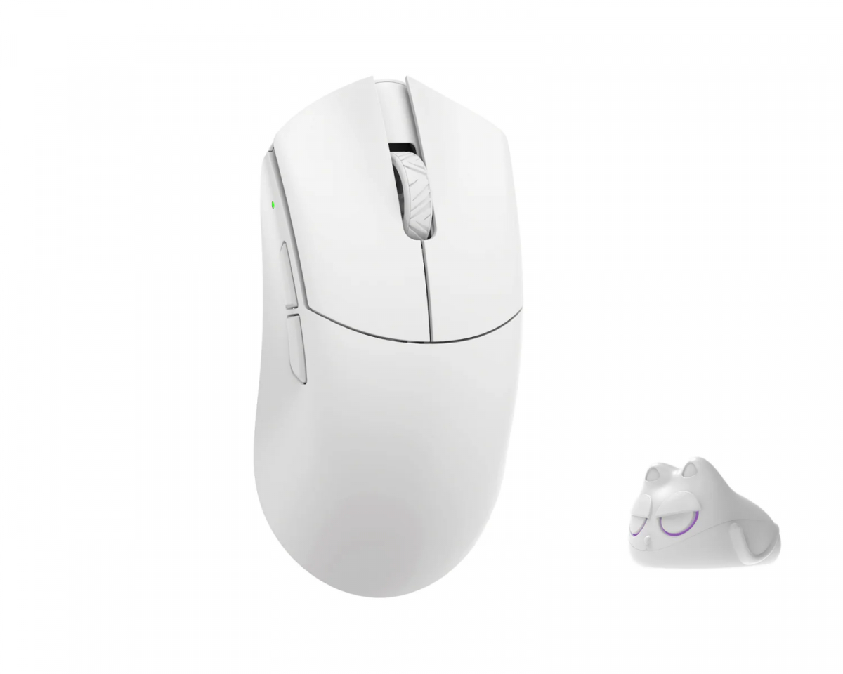 WLMouse Beast G Mini Wireless Gaming Mouse - White - us.MaxGaming.com