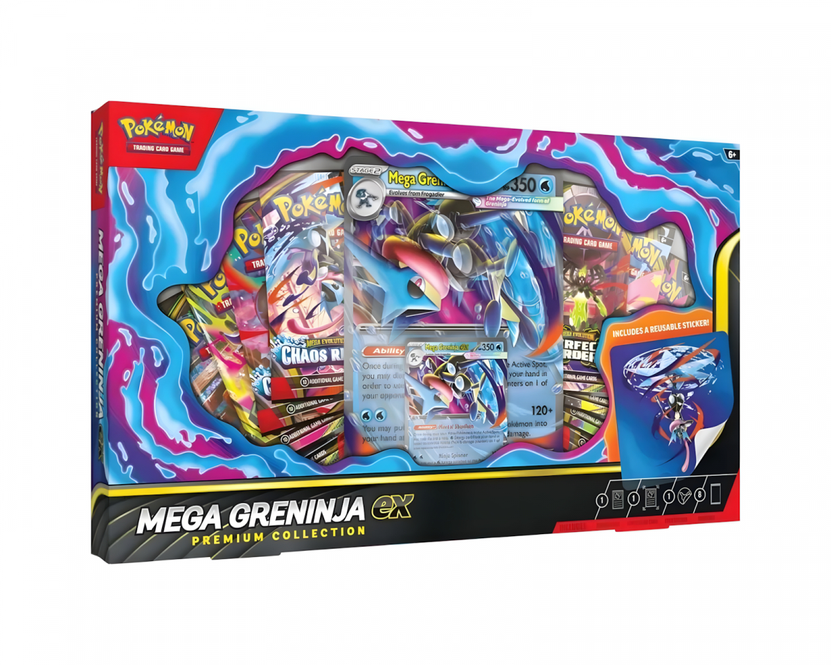 pokemon cards greninja vmax Pokemon: Mega ex Premium Collection Mystic TCG boasting a PSA 10 grade that ensures its pristine condition for the most meticulous collectors Greninja ex 198/167 - Holofoil