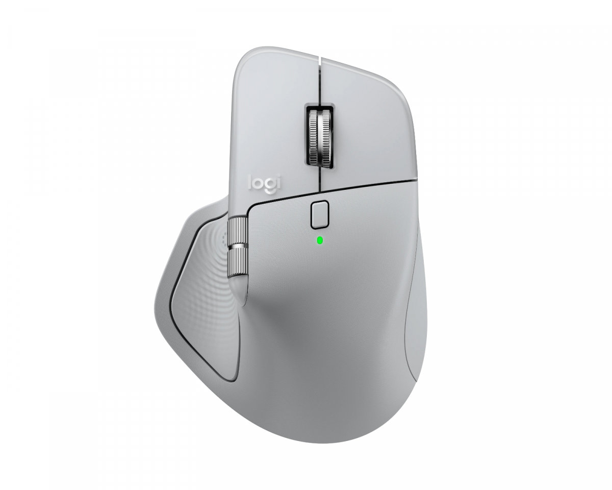 Logitech MX Master 4 Ergonomic Wireless Mouse - Pale Grey - us
