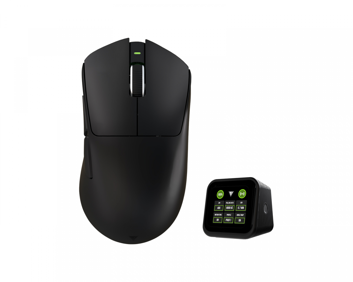 Teevolution Terra Pro Black +8Kドングル マウス Teevolution Rapid Sync 8K Dongle + Terra Pro Wireless Gaming Mouse