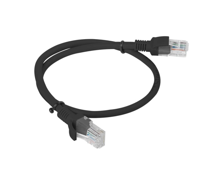 Lanberg Cat6 UTP Network Cable 0.5 Meter Black