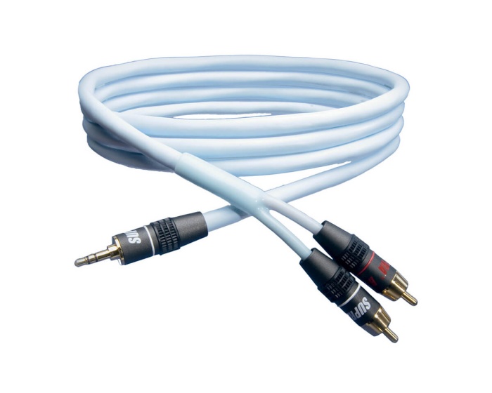 Supra Biline Audio Cable 3,5 mm to 2x RCA - 4 meter