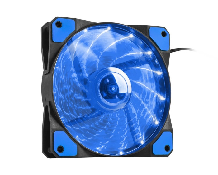 spijsvertering Zeebrasem Ambassade Genesis Hydrion 120 LED PC Case Fan Blue - us.MaxGaming.com