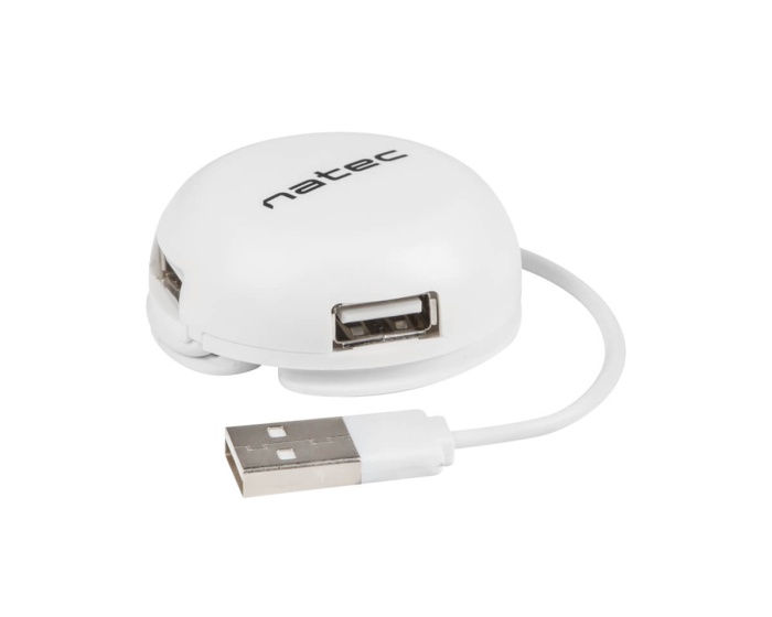 Natec Bumblebee White 2.0 USB Hub 4 Ports
