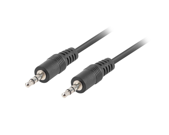 Lanberg Audio Cable 3.5mm 3Pin Male/Male1.2m Black