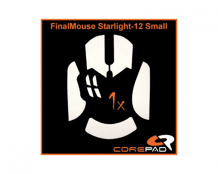 Corepad Grips for FinalMouse Starlight-12 - Small - White