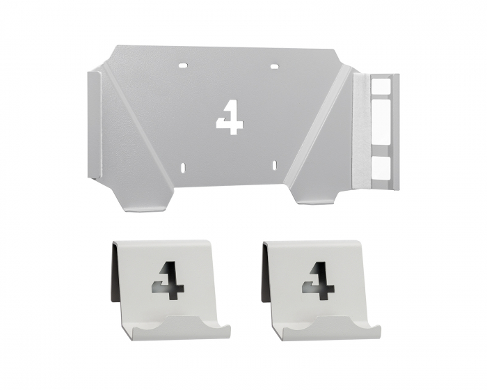 4mount Wall Mount Bundle for PS4 Pro - White