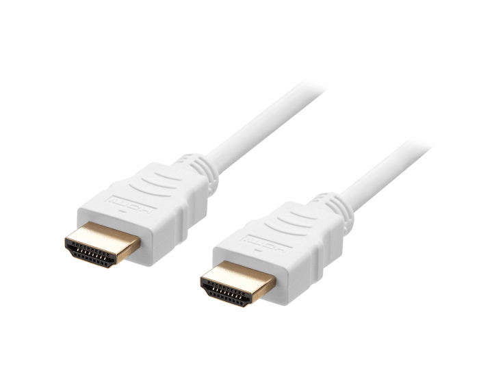 Deltaco Ultra High Speed HDMI-Cable 2.1 - White - 1m