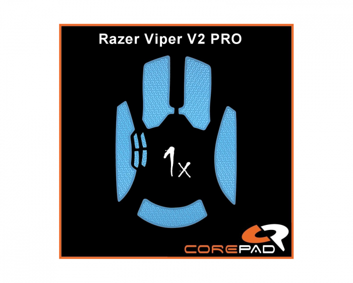 Corepad Soft Grips for Razer Viper V2 Pro Wireless - Blue