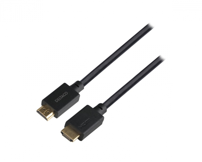 Deltaco 8K Ultra High Speed LSZH HDMI-cable 2.1 - Black - 3m