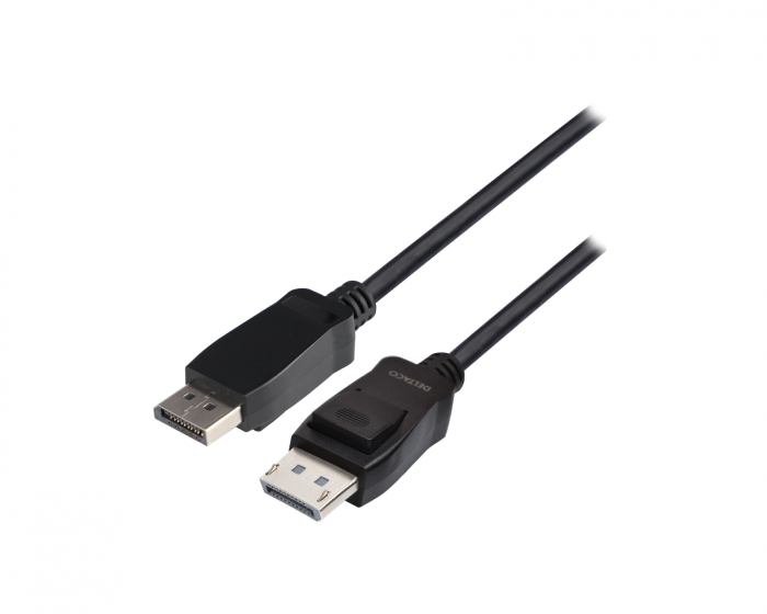 Deltaco LSZH DisplayPort 8K Cable - Black 3m