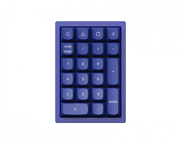 Keychron Q0 Number Pad RGB Hot-Swap [Gateron G Pro Red] - Navy Blue