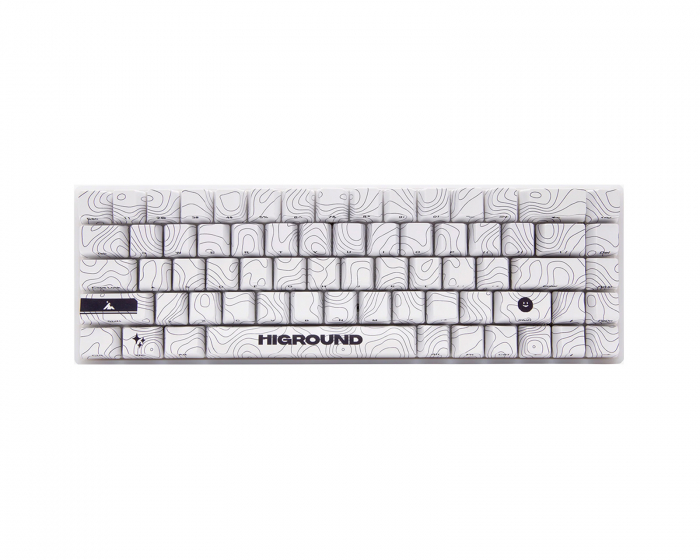 Higround SNOWSTONE Base 65 Hotswap Gaming Keyboard - ANSI [White Flame]