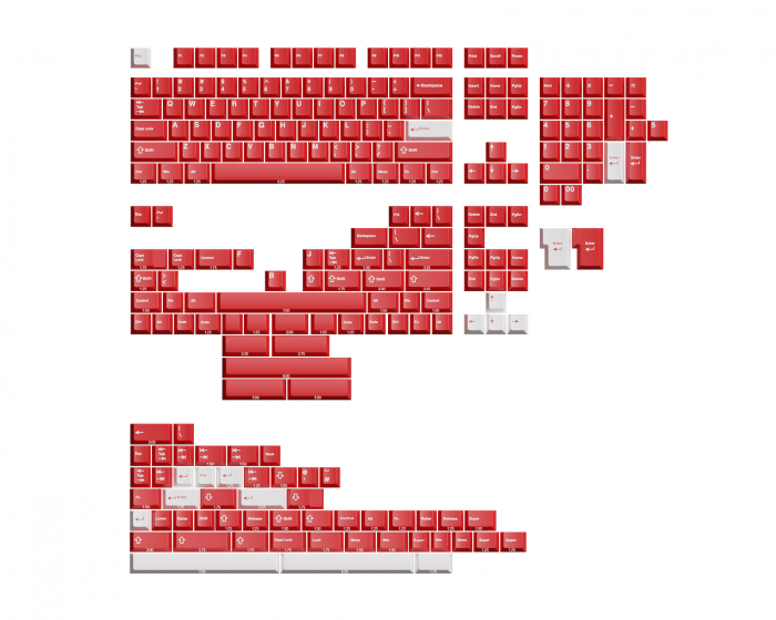 Wuque Studio WS Basic Red Keycaps