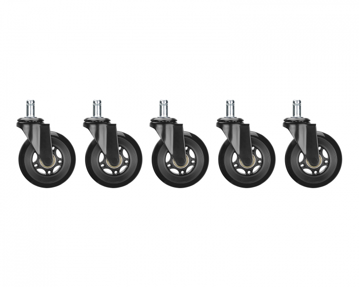 MaxMount Wheels for Chair 3″ Universal - Black