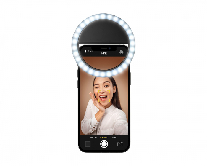 Cellularline Selfie Ring Pocket - Mini Ring Light