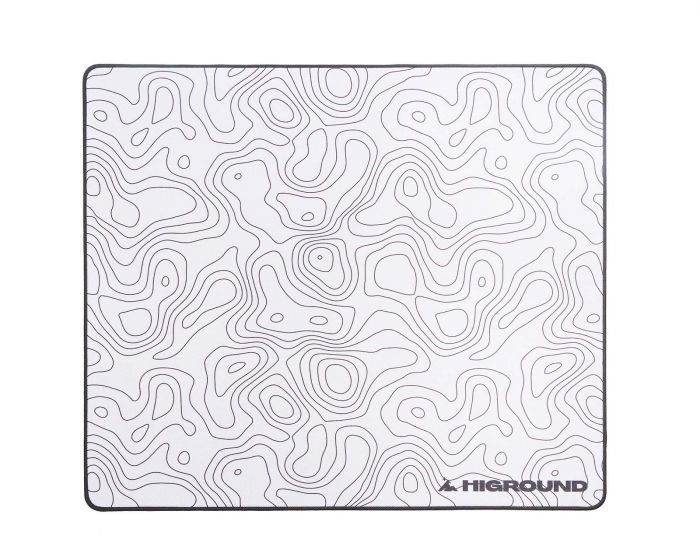 Higround SNOWSTONE Gaming Mousepad - Typograph Series - L