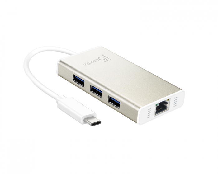 j5create USB-C Multi-Adapter Gigabit Ethernet, USB 3.1 HUB