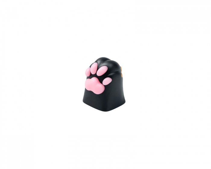 Keychron Kitty Paw Silicone Aluminum Alloy Artisan Keycap - Black
