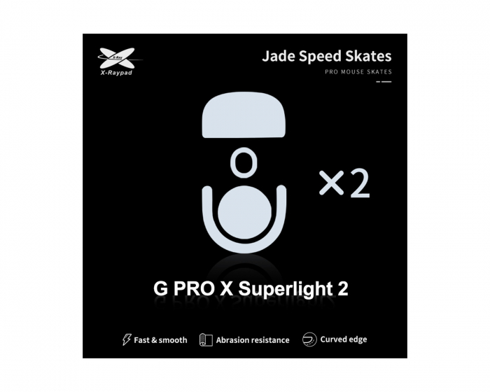 X-raypad Jade Mouse Skates for Logitech G Pro X Superlight 2