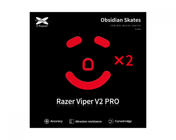 Obsidian Mouse Skates for Razer Viper V2 PRO