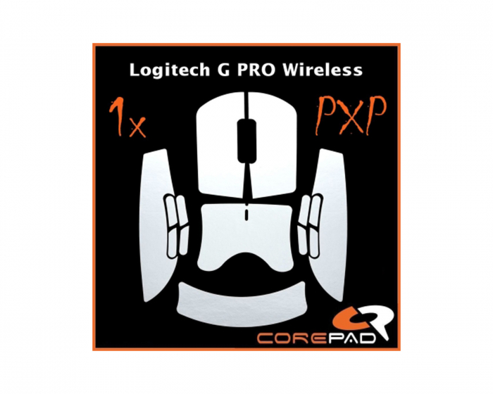 Corepad PXP Grips for Logitech G PRO Wireless - White