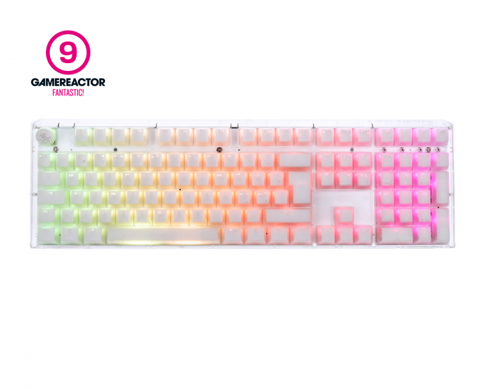 Ducky ONE 3 Aura White RGB Hotswap Keyboard [MX Silent Red]