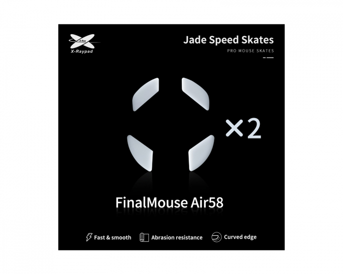 X-raypad Jade Mouse Skates for Finalmouse air58 Ninja