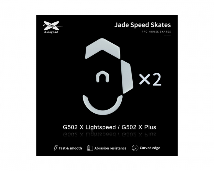 X-raypad Jade Mouse Skates for Logitech G502 X Lightspeed/G502 X PLUS