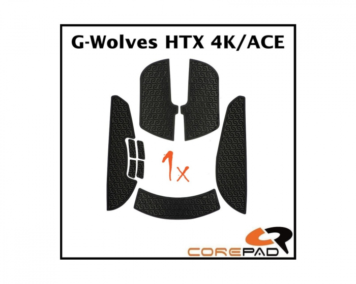 Corepad Soft Grips for G-Wolves HTX 4K/ACE - Black