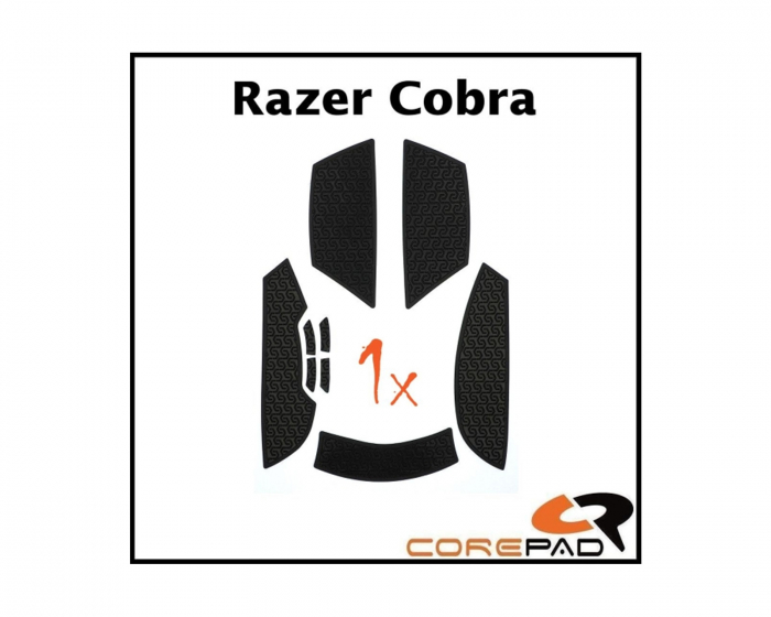 Corepad Soft Grips for Razer Cobra Wired/Wireless - Black