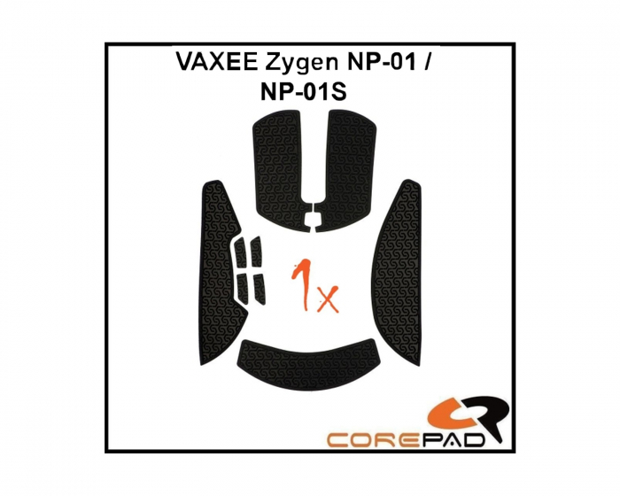Corepad Soft Grips for Vaxee NP-01/NP-01s - Black
