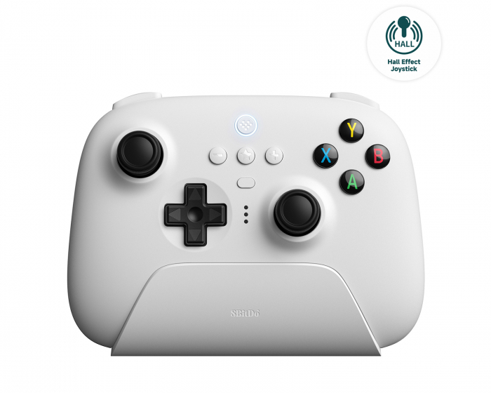 8Bitdo Ultimate 2.4G Wireless Controller Hall Effect Edition - White