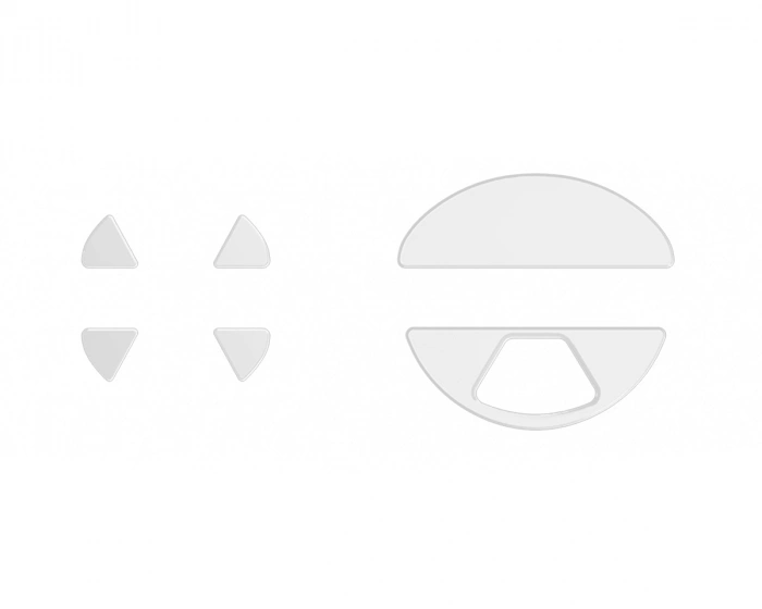 WLMouse PTFE Skates for Beast X Mini - White