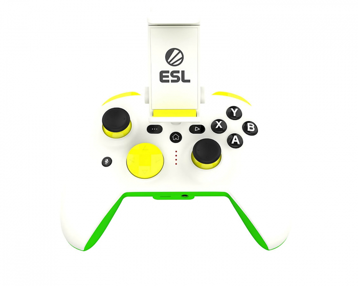 RiotPWR ESL Pro Mobile Gaming Controller - White/Green (Android)