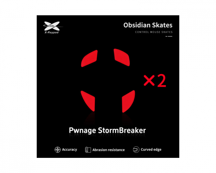 X-raypad Obsidian Mouse Skates for Pwnage StormBreaker