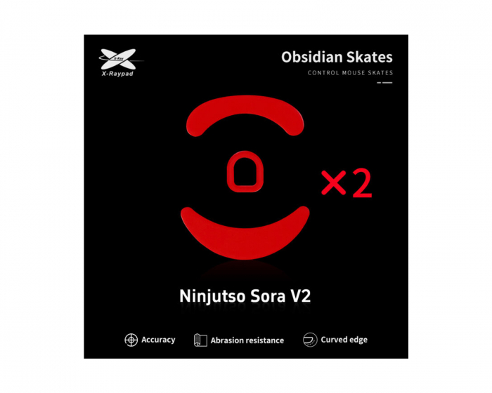 X-raypad Obsidian Mouse Skates for Ninjutso Sora V2