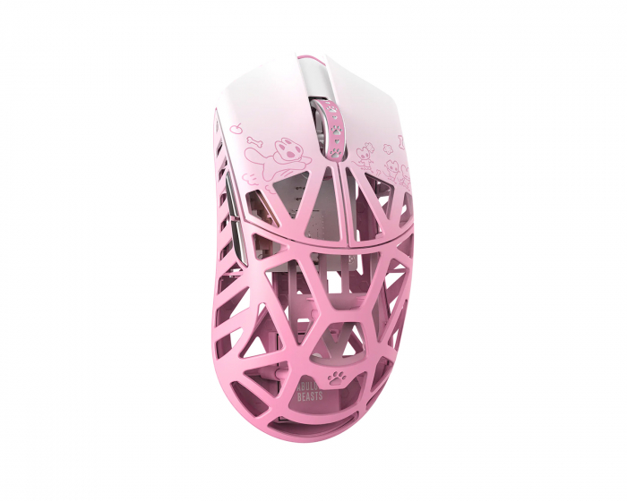 WLMouse Fabulous Beasts x BEAST X Wireless Gaming Mouse - White/Pink