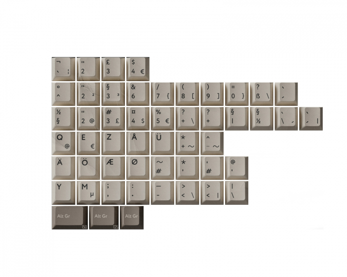 KBDfans PBTfans Retro 100 - International kit