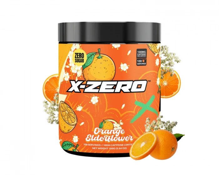 X-Gamer X-Zero Orange Elderflower - 100 Servings
