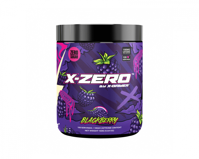 X-Gamer X-Zero Blackberry - 100 Servings