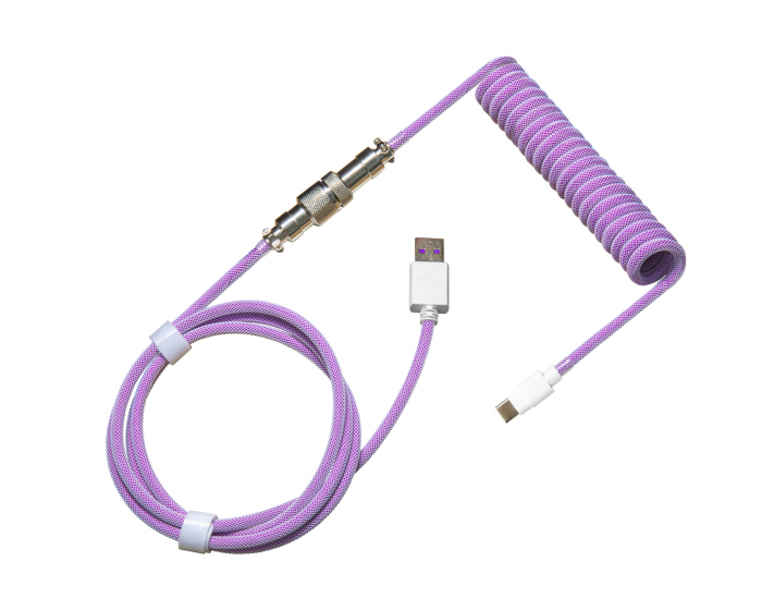 Cooler Master Coiled Cable USB-C to USB-A 1.5m - Aviator - Dream Purple